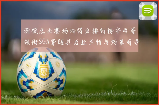 现役总决赛场均得分排行榜字母哥领衔SGA紧随其后杜兰特与约基奇争夺第三名